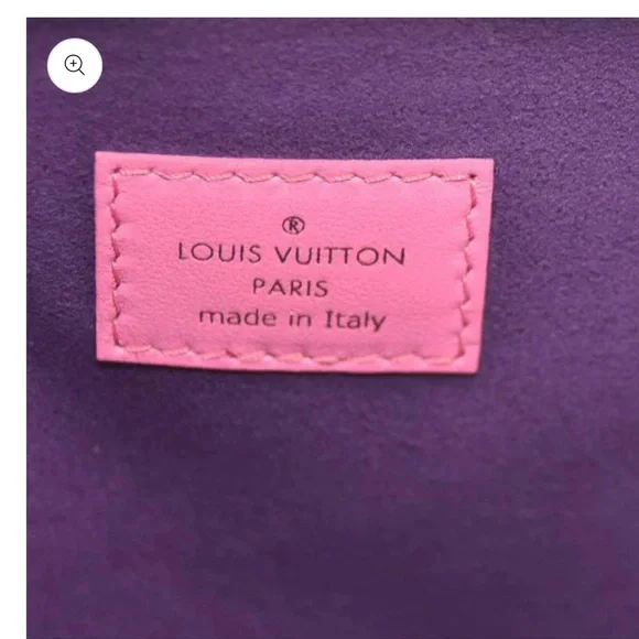 LOUIS VUITTON Lambskin Embossed Monogram Vuittamins Coussin PM Rose Violet - Picture 15 of 15